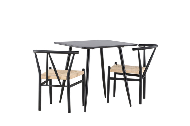 Venture Home Polar Dining Table with Alfons Dining Chair