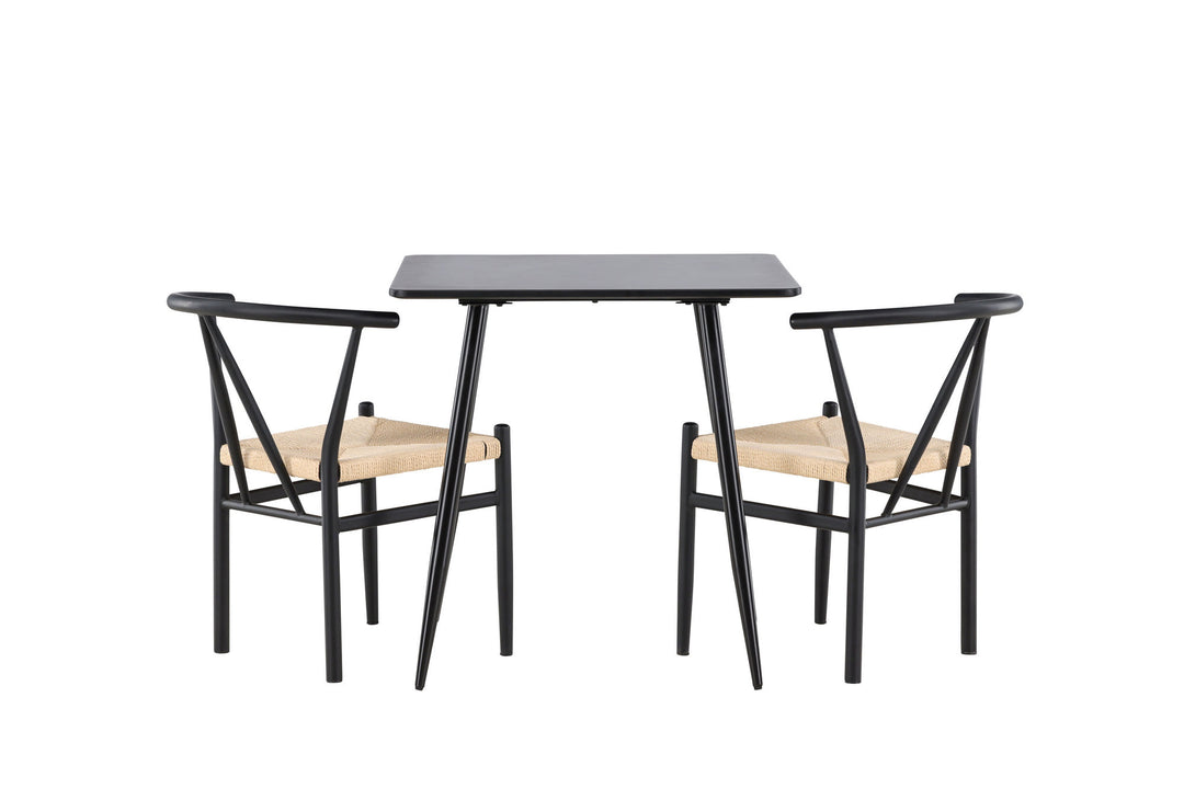 Venture Home Polar Dining Table with Alfons Dining Chair