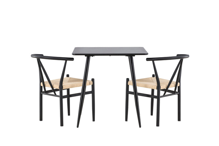 Venture Home Polar Dining Table with Alfons Dining Chair