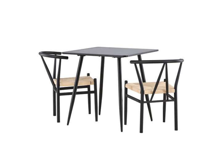 Venture Home Polar Dining Table with Alfons Dining Chair
