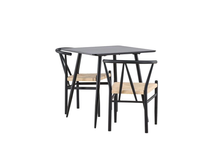 Venture Home Polar Dining Table with Alfons Dining Chair