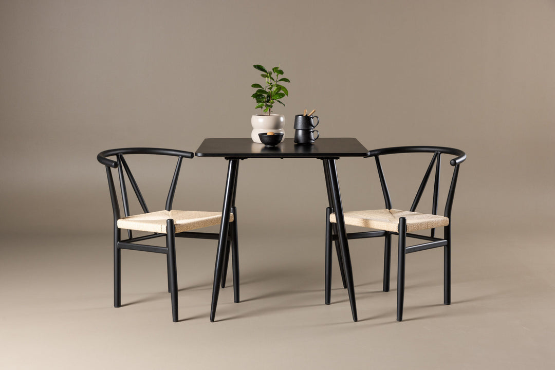 Venture Home Polar Dining Table with Alfons Dining Chair