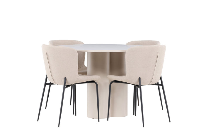 Venture Home Olivia Dining Table with Modesto Dining Chair