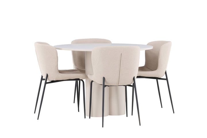 Venture Home Olivia Dining Table with Modesto Dining Chair