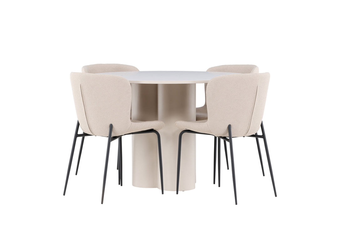 Venture Home Olivia Dining Table with Modesto Dining Chair