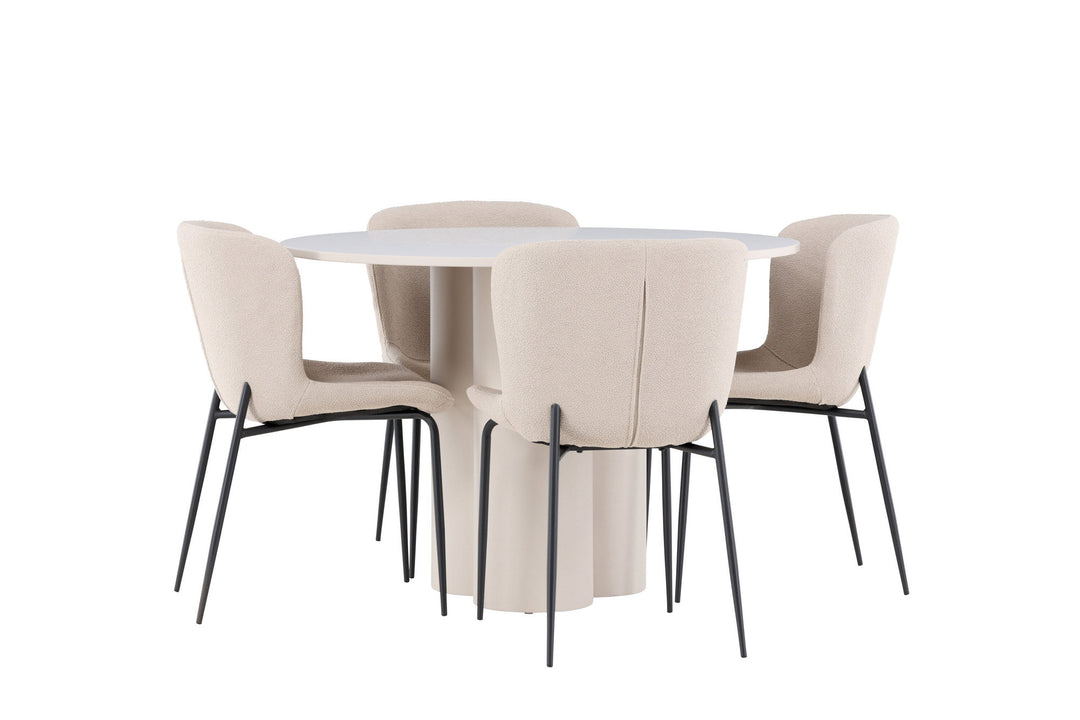 Venture Home Olivia Dining Table with Modesto Dining Chair
