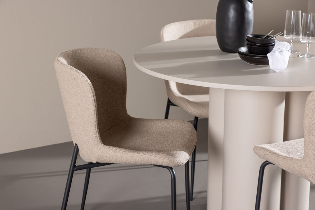 Venture Home Olivia Dining Table with Modesto Dining Chair