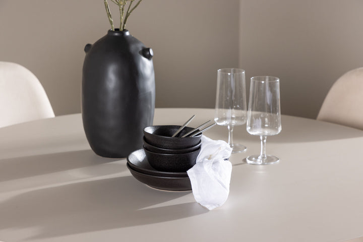 Venture Home Olivia Dining Table with Polar Dining Chair
