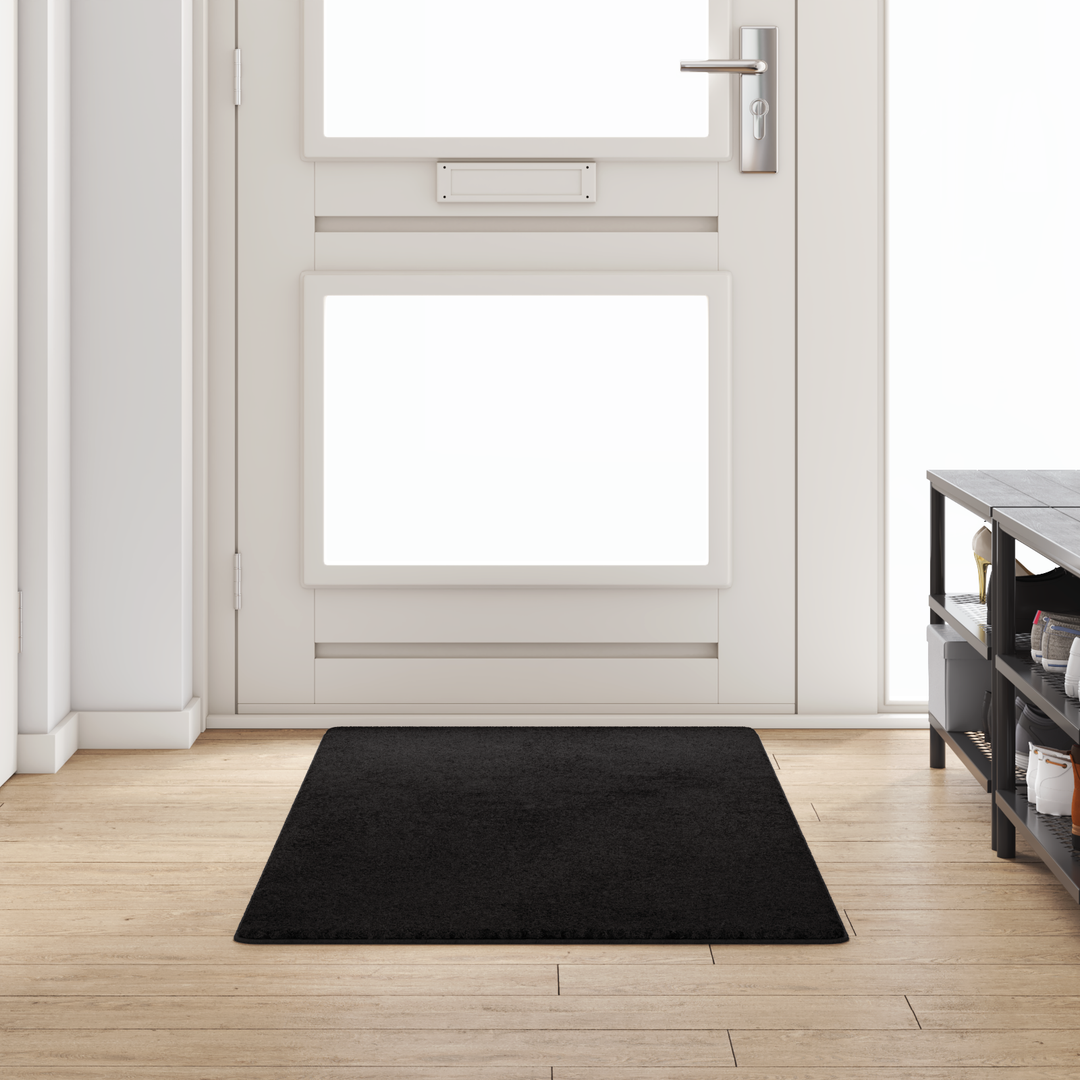 Tæppe Runner Sort 80 x 200 cm 100% Polypropylen Tuft