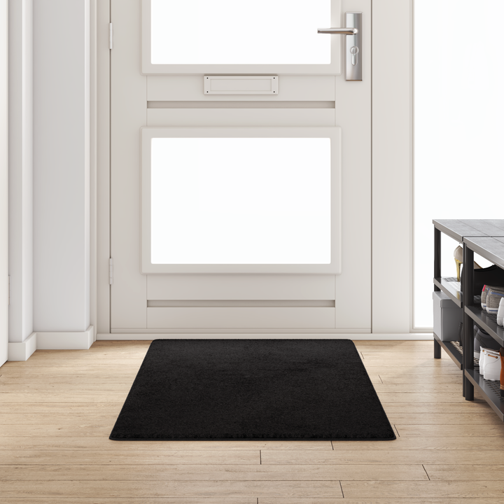 Tæppe Runner Sort 80 x 200 cm 100% Polypropylen Tuft