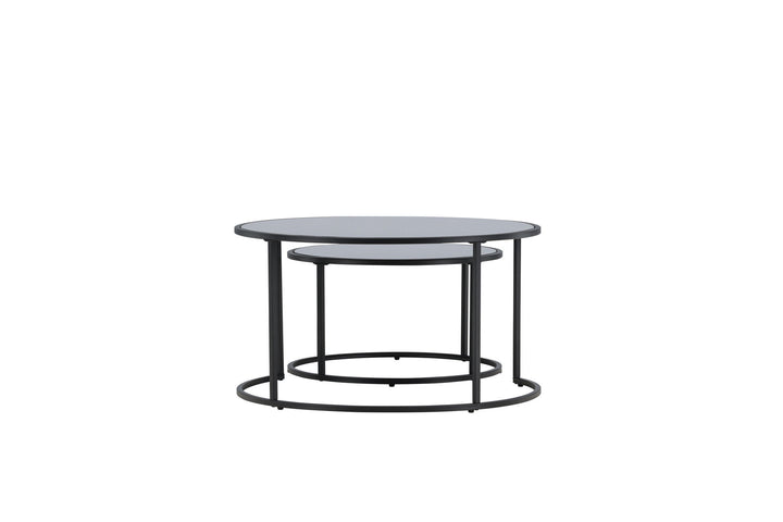 Venture Home Twin Sofa Table ⌀79.5, ø59.5 - Black /