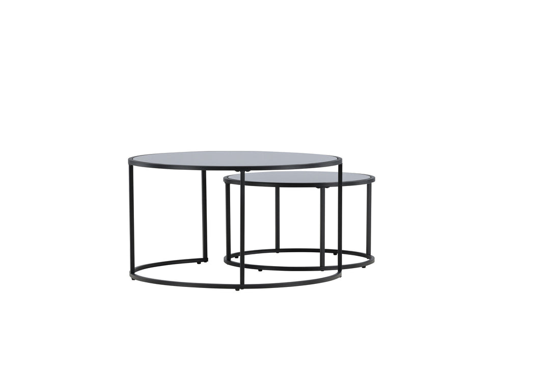 Venture Home Twin Sofa Table ⌀79.5, ø59.5 - Black /