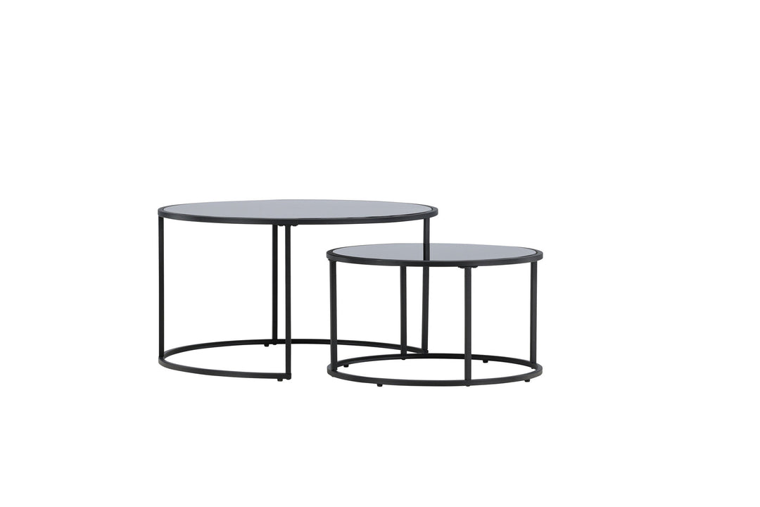 Venture Home Twin Sofa Table ⌀79.5, ø59.5 - Black /