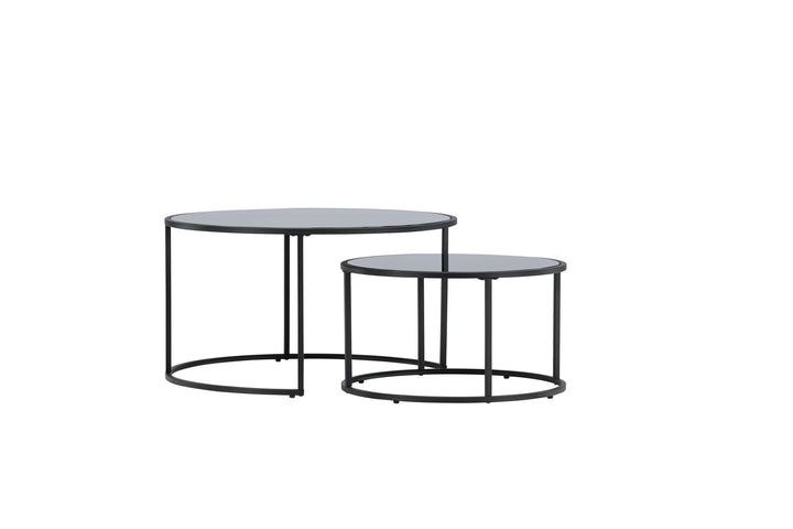 Venture Home Twin Sofa Table ⌀79.5, ø59.5 - Black /