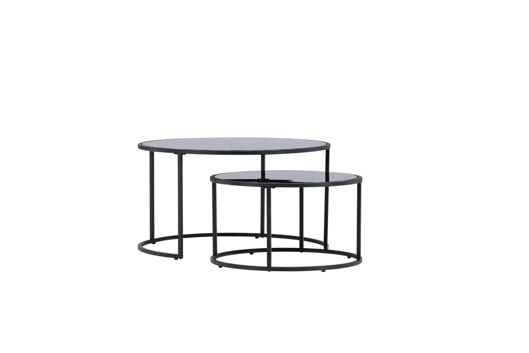 Venture Home Twin Sofa Table ⌀79.5, ø59.5 - Black /