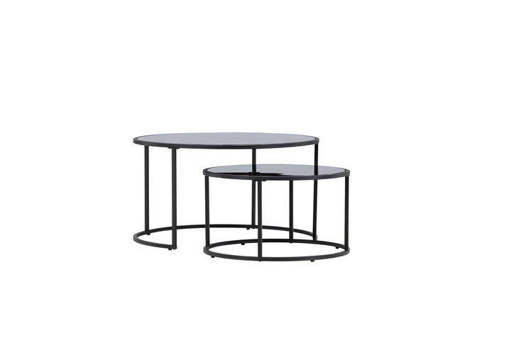 Venture Home Twin Sofa Table ⌀79.5, ø59.5 - Black /