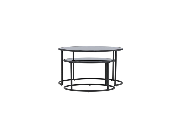 Venture Home Twin Sofa Table ⌀79.5, ø59.5 - Black /