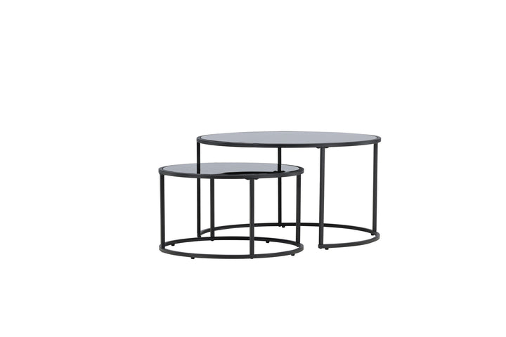 Venture Home Twin Sofa Table ⌀79.5, ø59.5 - Black /