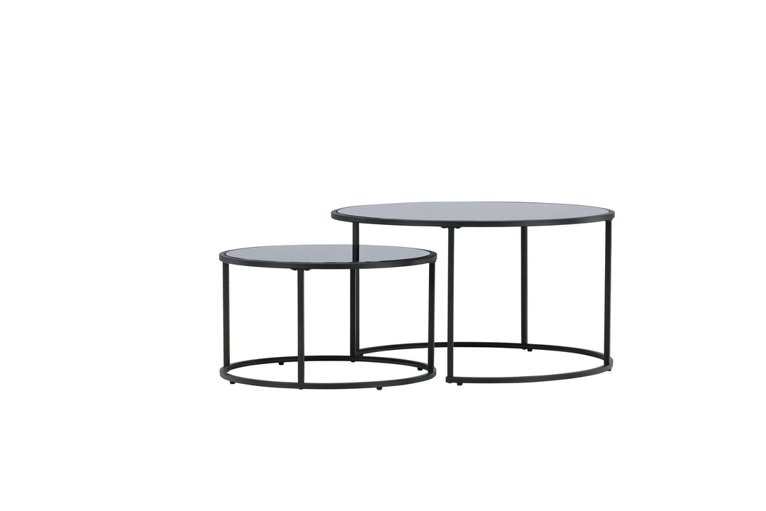 Venture Home Twin Sofa Table ⌀79.5, ø59.5 - Black /