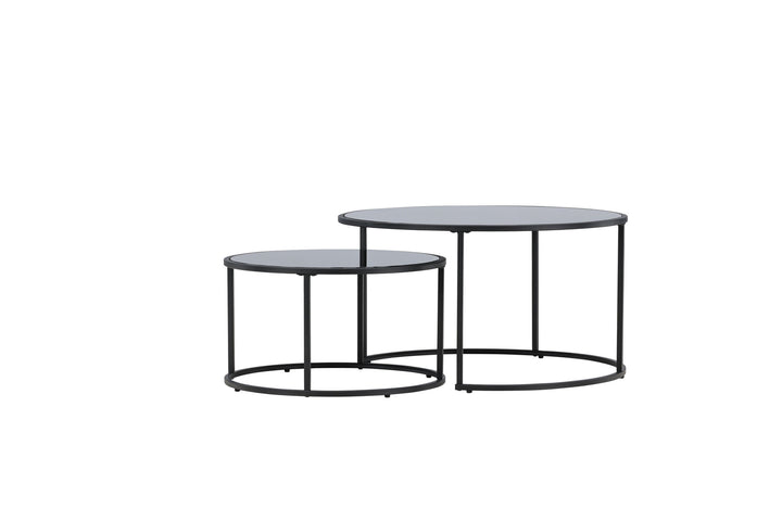 Venture Home Twin Sofa Table ⌀79.5, ø59.5 - Black /