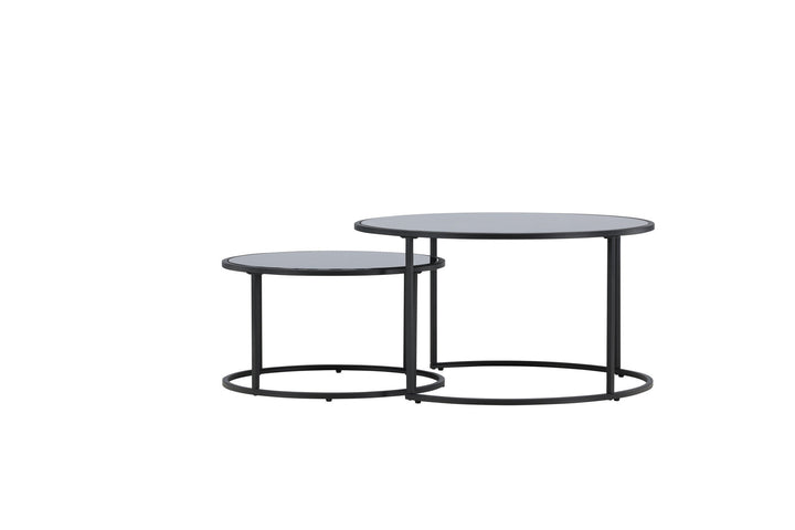 Venture Home Twin Sofa Table ⌀79.5, ø59.5 - Black /