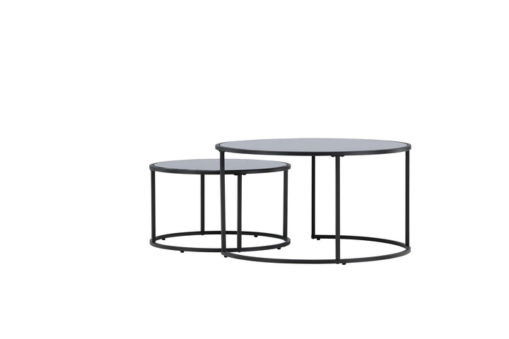 Venture Home Twin Sofa Table ⌀79.5, ø59.5 - Black /