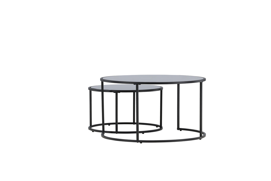 Venture Home Twin Sofa Table ⌀79.5, ø59.5 - Black /