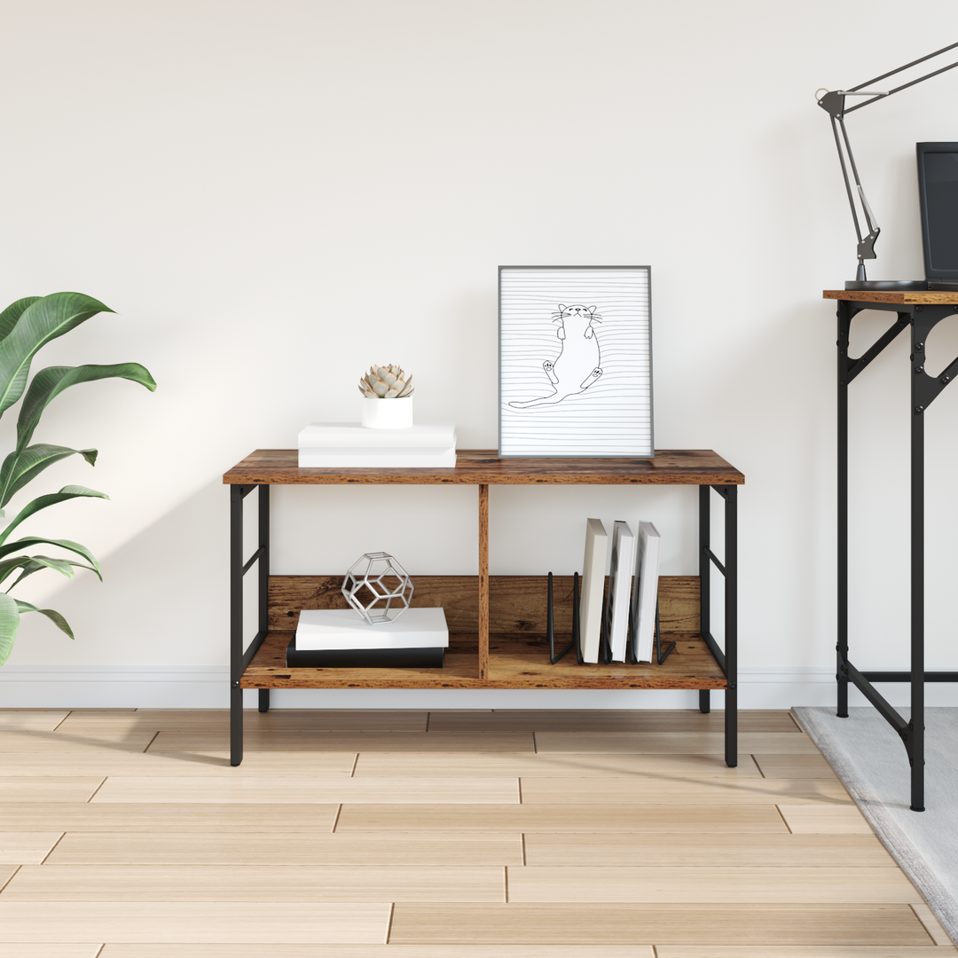 Bogreol Gammelt træ 82 x 32 x 47 cm Konstrueret træ