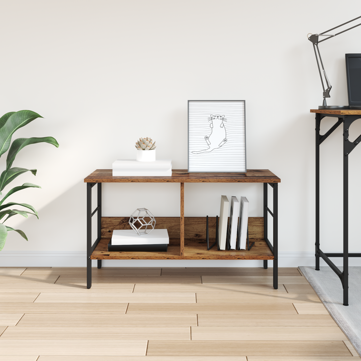 Bogreol Gammelt træ 82 x 32 x 47 cm Konstrueret træ