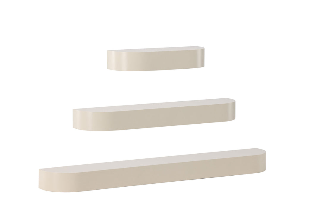 Venture Home Glow  3-pack Shelf - Beige /