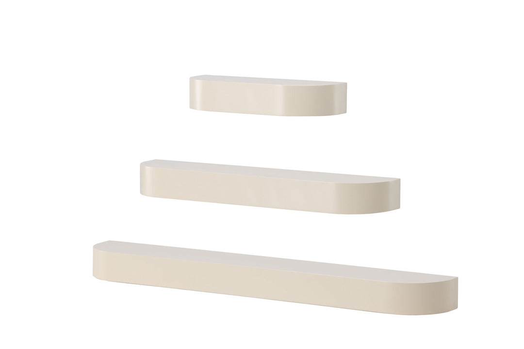 Venture Home Glow  3-pack Shelf - Beige /