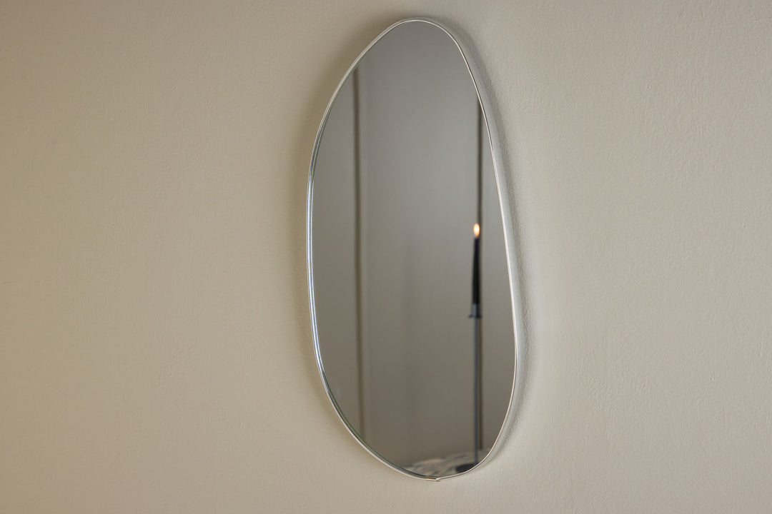 Venture Home Borgholm Mirror 55x30 - Silver Aluminium Frame / Clear Glass