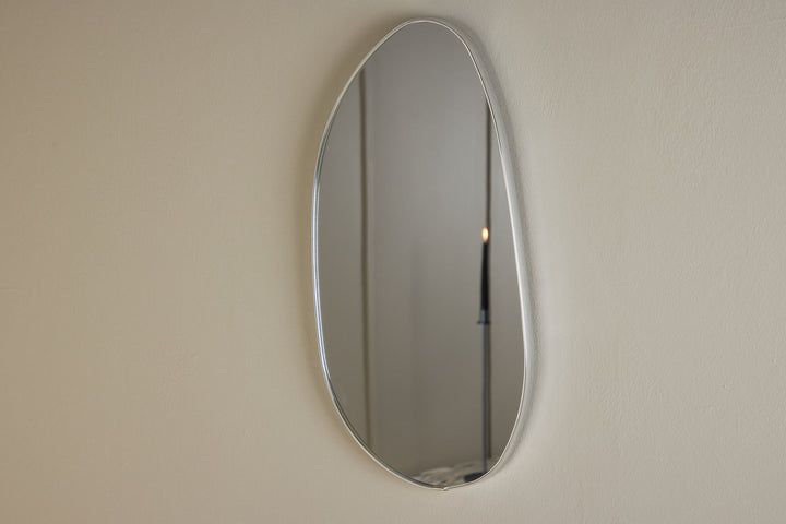 Venture Home Borgholm Mirror 55x30 - Silver Aluminium Frame / Clear Glass