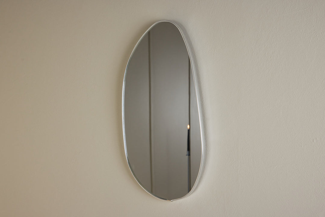Venture Home Borgholm Mirror 55x30 - Silver Aluminium Frame / Clear Glass
