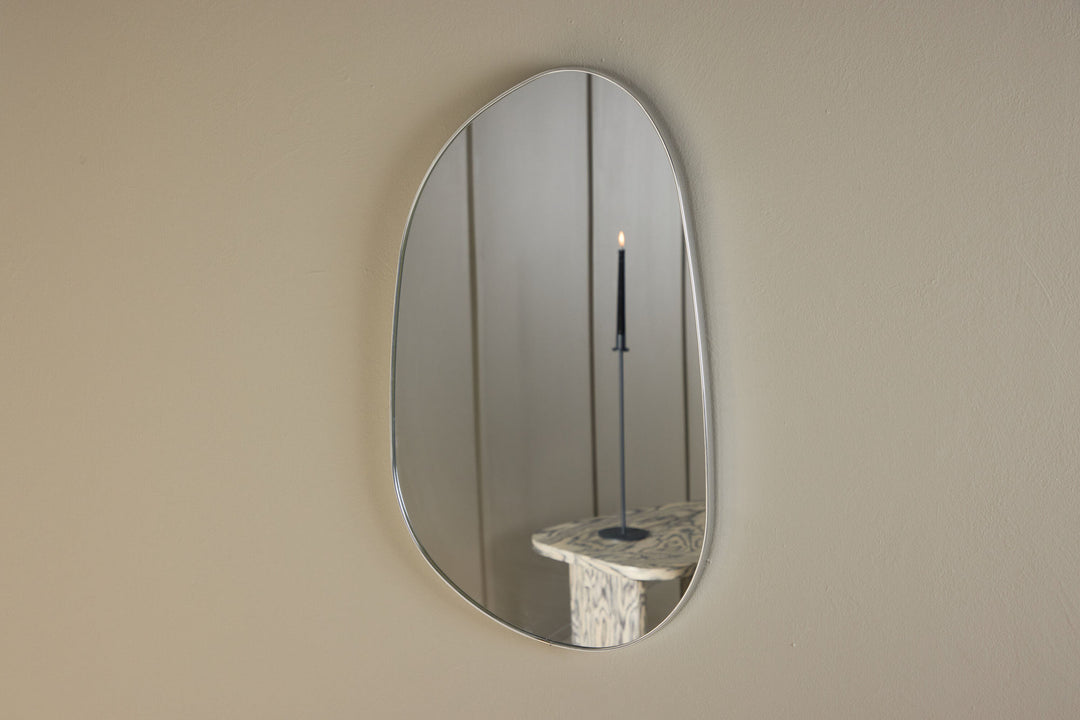 Venture Home Askersund Mirror 65x40 - Silver Aluminium Frame / Clear Glass