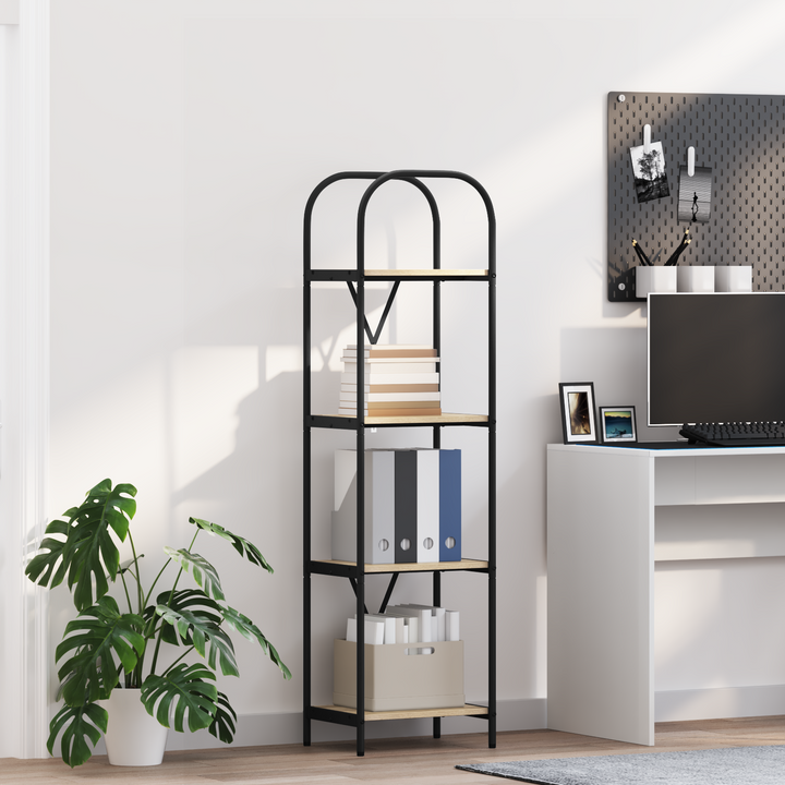 Bogreol Sonoma eg 40 x 30 x 146 cm Konstrueret træ