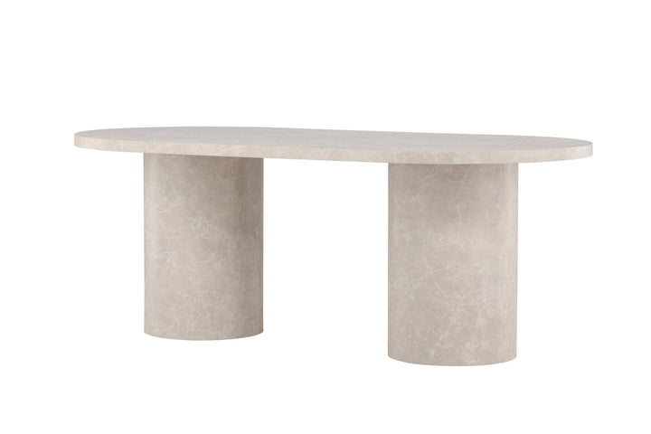 Venture Home Narvik Dining Table 100x200 cm - Beige Marblelook  /