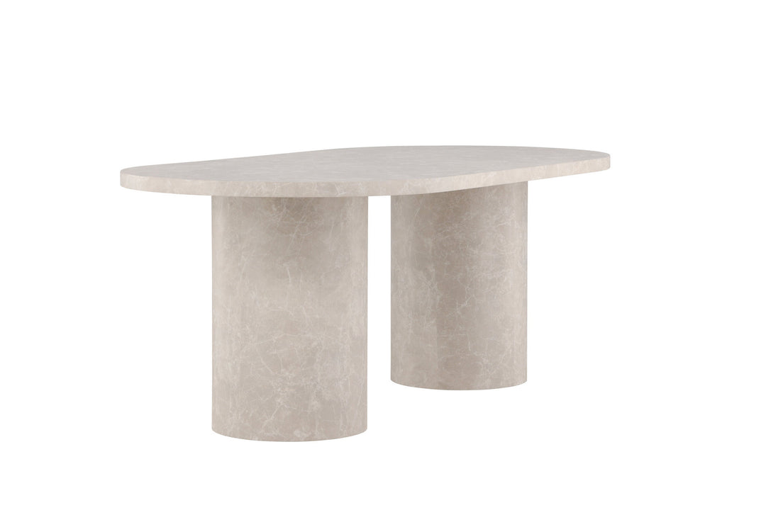Venture Home Narvik Dining Table 100x200 cm - Beige Marblelook  /