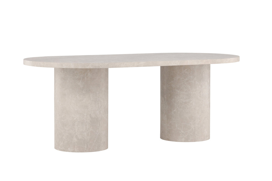 Venture Home Narvik Dining Table 100x200 cm - Beige Marblelook  /