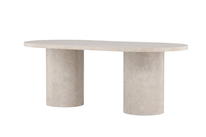 Venture Home Narvik Dining Table 100x200 cm - Beige Marblelook  /