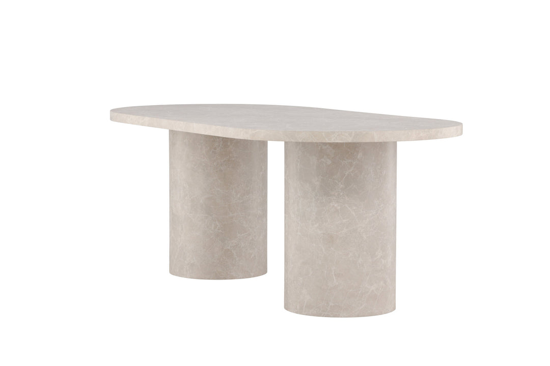 Venture Home Narvik Dining Table 100x200 cm - Beige Marblelook  /