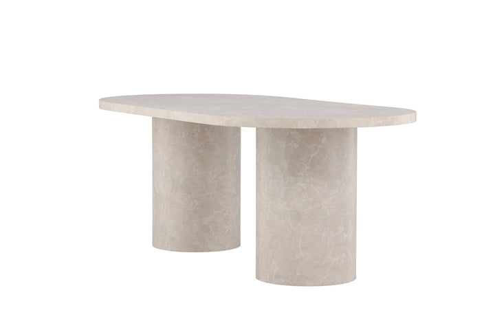 Venture Home Narvik Dining Table 100x200 cm - Beige Marblelook  /