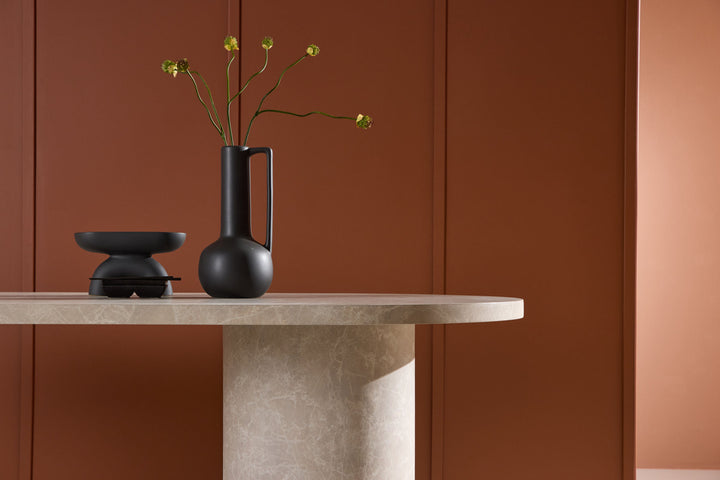 Venture Home Narvik Dining Table 100x200 cm - Beige Marblelook  /