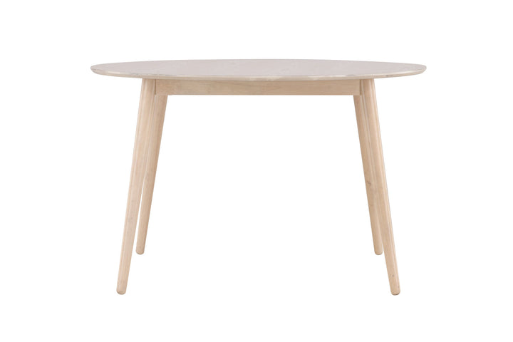 Venture Home Flora Dining Table ø120 - Whitewash / Veneer