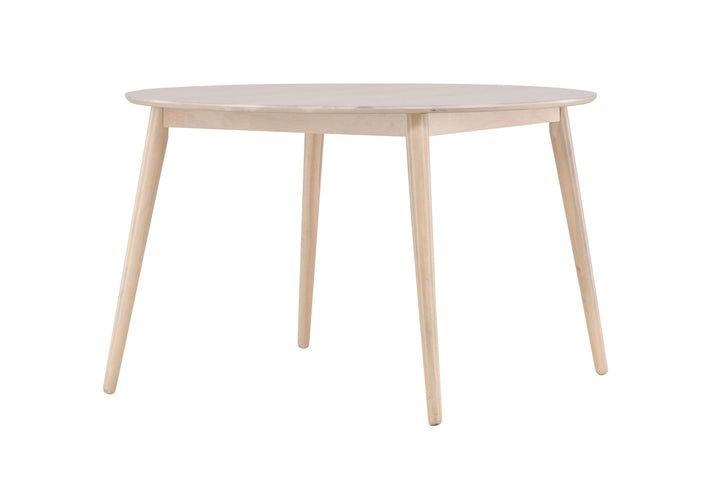 Venture Home Flora Dining Table ø120 - Whitewash / Veneer