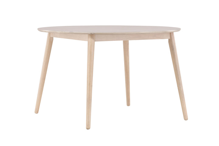 Venture Home Flora Dining Table ø120 - Whitewash / Veneer