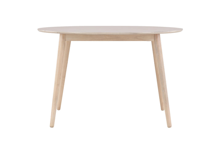 Venture Home Flora Dining Table ø120 - Whitewash / Veneer