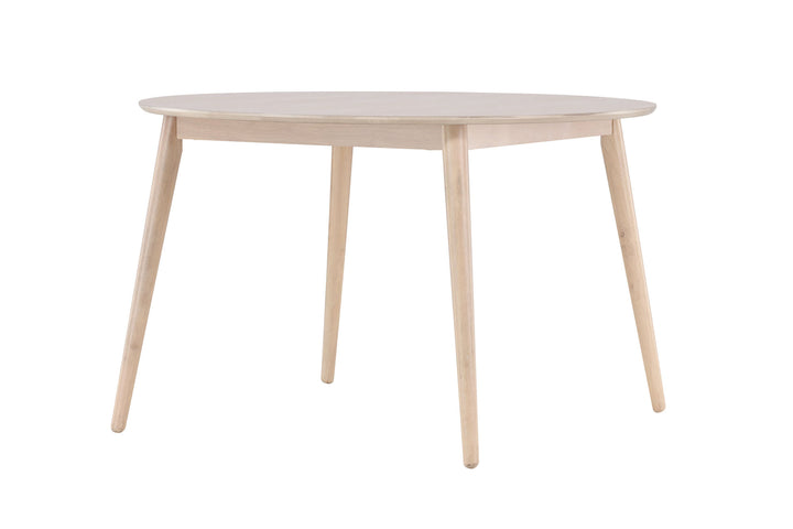 Venture Home Flora Dining Table ø120 - Whitewash / Veneer