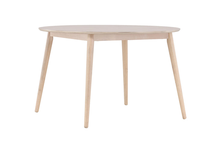 Venture Home Flora Dining Table ø120 - Whitewash / Veneer