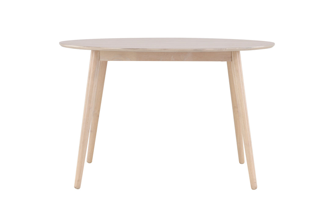 Venture Home Flora Dining Table ø120 - Whitewash / Veneer